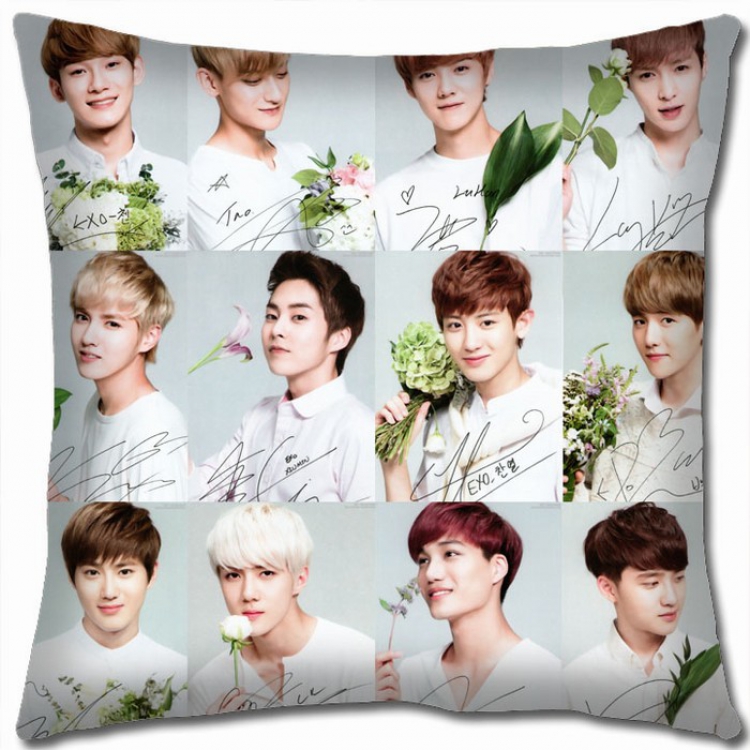 EXO Double-sided full color Pillow Cushion 45X45CM EXO-31 NO FILLING