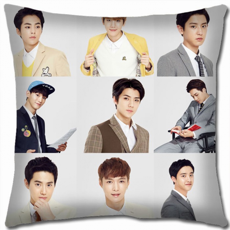 EXO Double-sided full color Pillow Cushion 45X45CM EXO-4 NO FILLING
