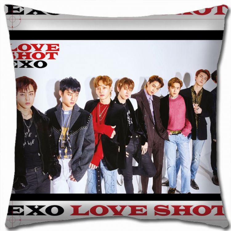 EXO Double-sided full color Pillow Cushion 45X45CM EXO-46 NO FILLING