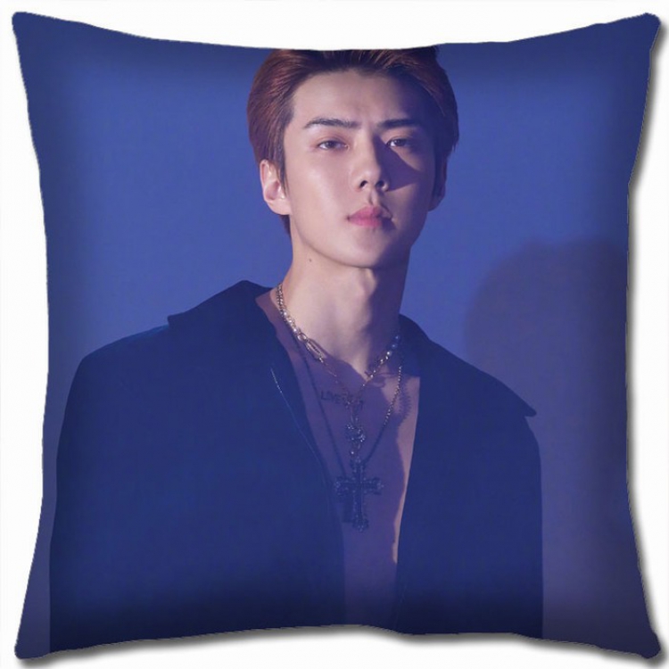 EXO Double-sided full color Pillow Cushion 45X45CM EXO-75 NO FILLING
