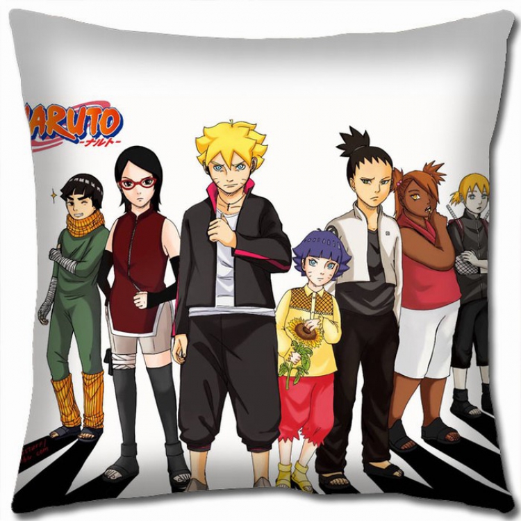 Naruto Double-sided full color Pillow Cushion 45X45CM H7-10 NO FILLING