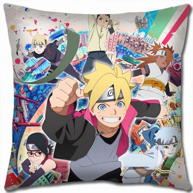 Naruto Double-sided full color Pillow Cushion 45X45CM H7-11 NO FILLING