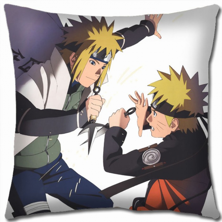 Naruto Double-sided full color Pillow Cushion 45X45CM H7-109 NO FILLING