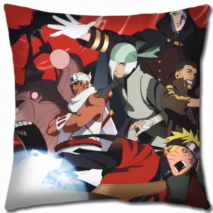 Naruto Double-sided full color Pillow Cushion 45X45CM H7-131 NO FILLING