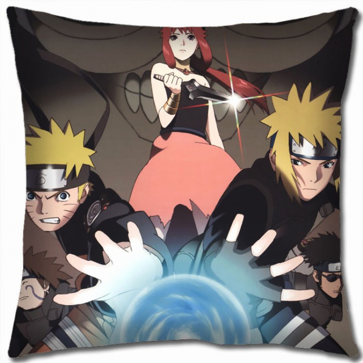 Naruto Double-sided full color Pillow Cushion 45X45CM H7-133 NO FILLING