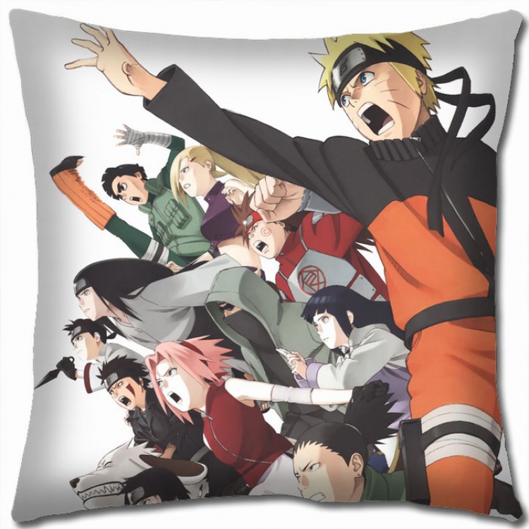 Naruto Double-sided full color Pillow Cushion 45X45CM H7-134 NO FILLING