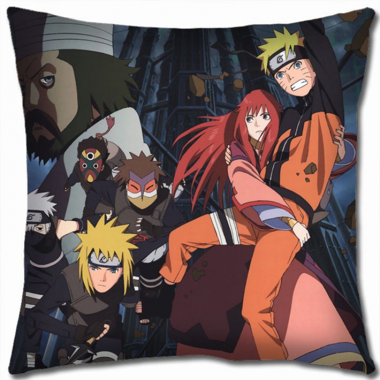 Naruto Double-sided full color Pillow Cushion 45X45CM H7-136 NO FILLING