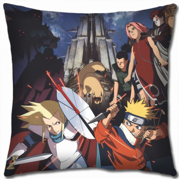 Naruto Double-sided full color Pillow Cushion 45X45CM H7-149 NO FILLING