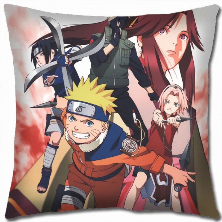 Naruto Double-sided full color Pillow Cushion 45X45CM H7-153 NO FILLING