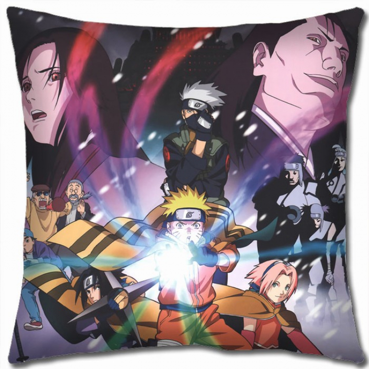 Naruto Double-sided full color Pillow Cushion 45X45CM H7-155 NO FILLING