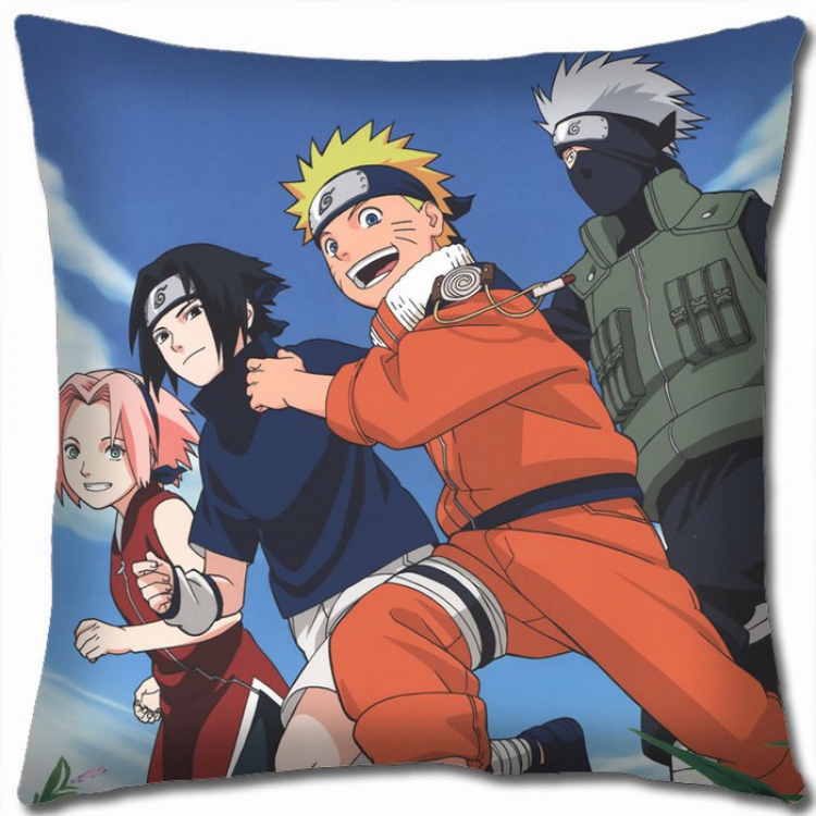 Naruto Double-sided full color Pillow Cushion 45X45CM H7-154 NO FILLING