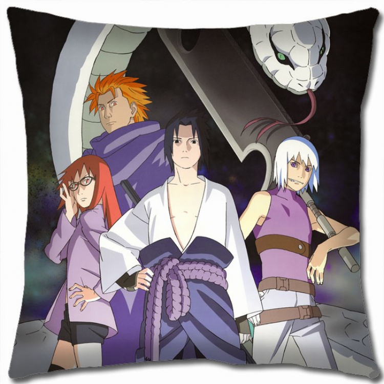Naruto Double-sided full color Pillow Cushion 45X45CM H7-168 NO FILLING