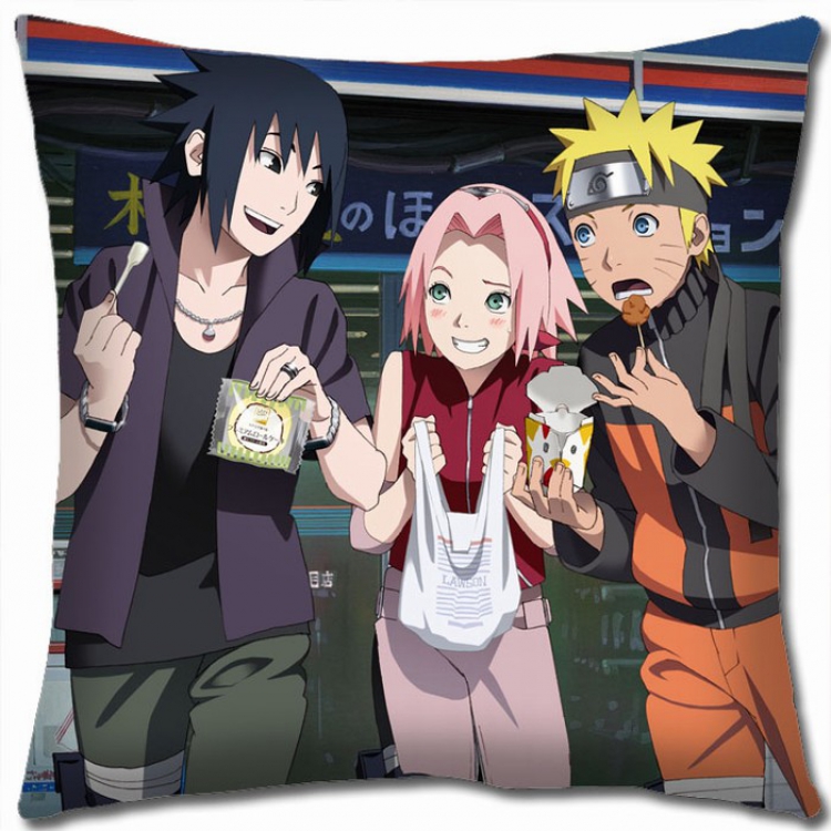 Naruto Double-sided full color Pillow Cushion 45X45CM H7-161 NO FILLING