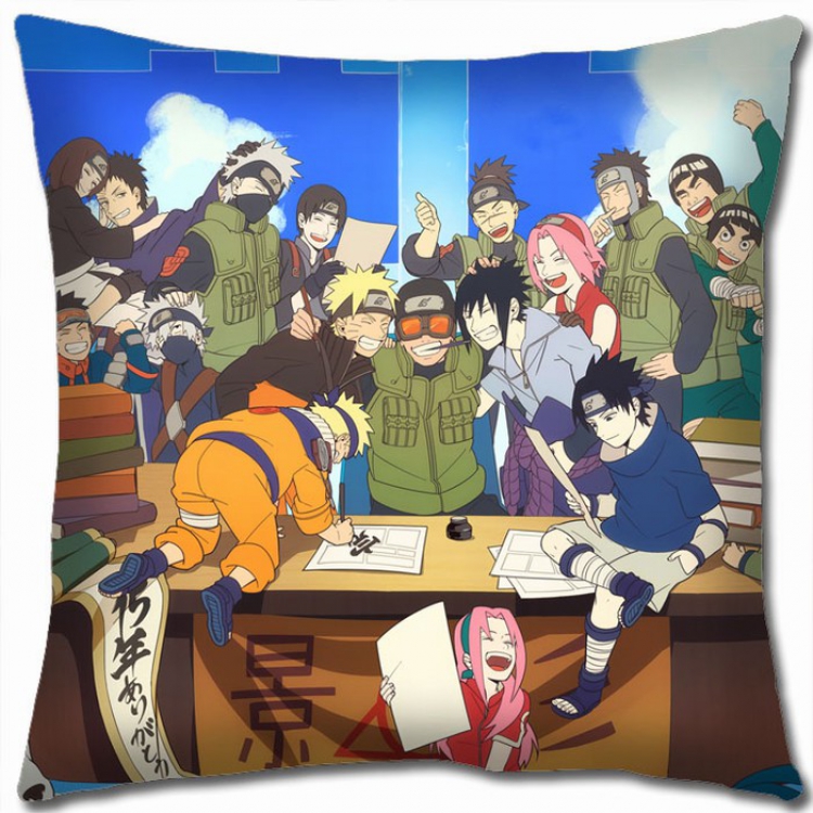 Naruto Double-sided full color Pillow Cushion 45X45CM H7-175 NO FILLING