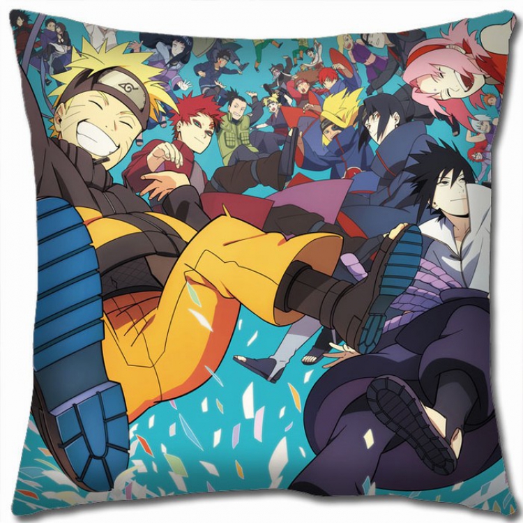 Naruto Double-sided full color Pillow Cushion 45X45CM H7-174 NO FILLING