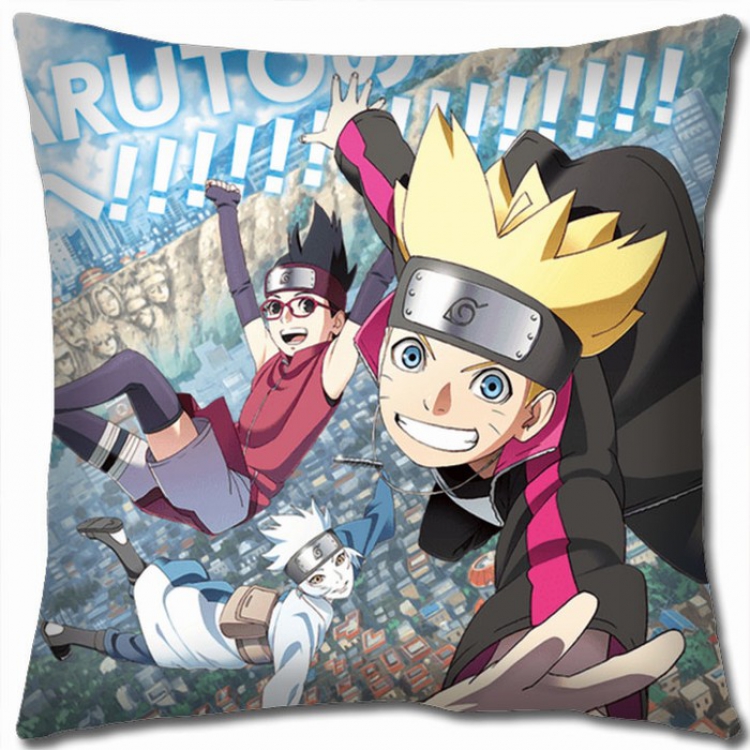 Naruto Double-sided full color Pillow Cushion 45X45CM H7-181 NO FILLING