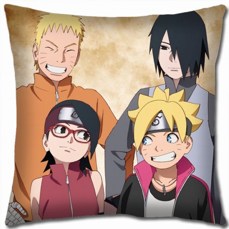 Naruto Double-sided full color Pillow Cushion 45X45CM H7-182 NO FILLING