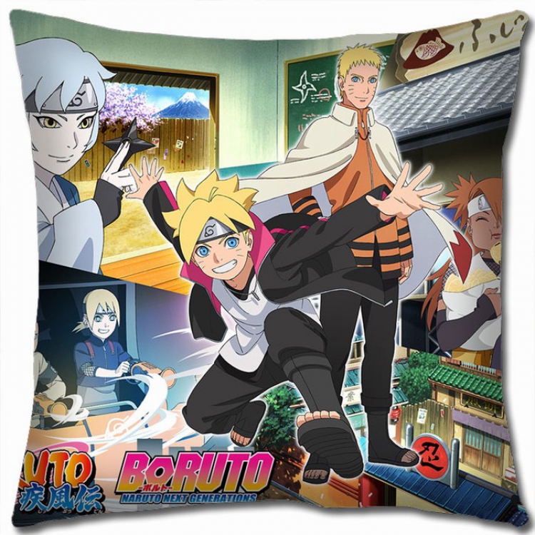 Naruto Double-sided full color Pillow Cushion 45X45CM H7-186 NO FILLING