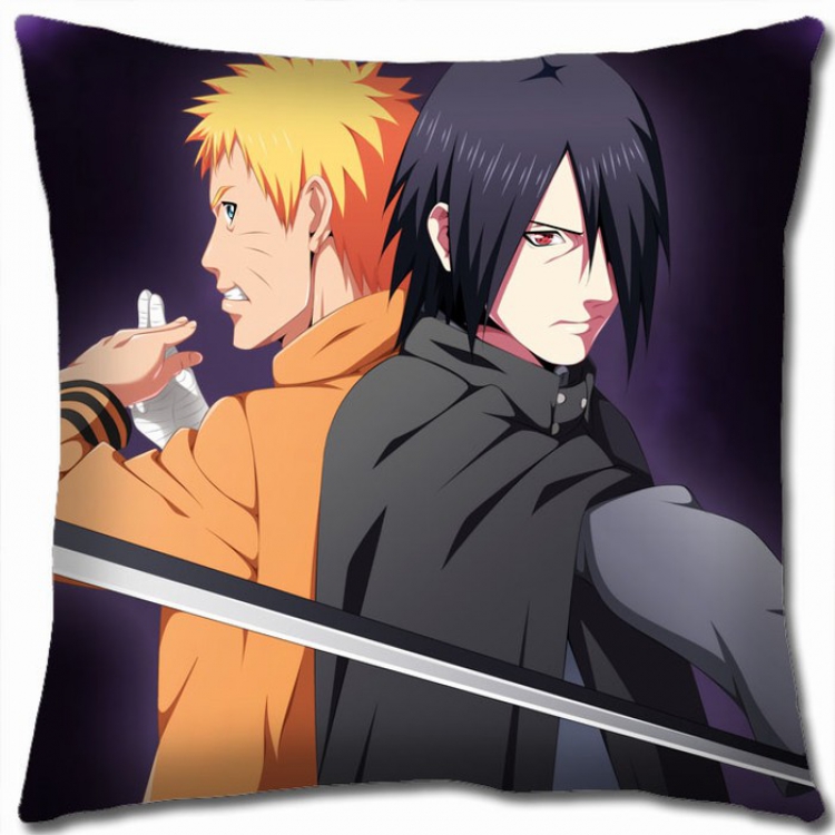 Naruto Double-sided full color Pillow Cushion 45X45CM H7-27 NO FILLING