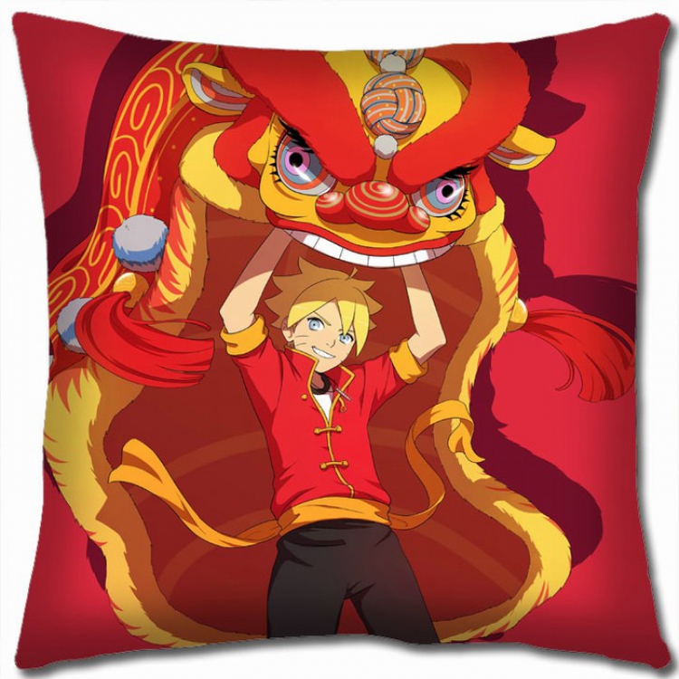 Naruto Double-sided full color Pillow Cushion 45X45CM H7-26 NO FILLING