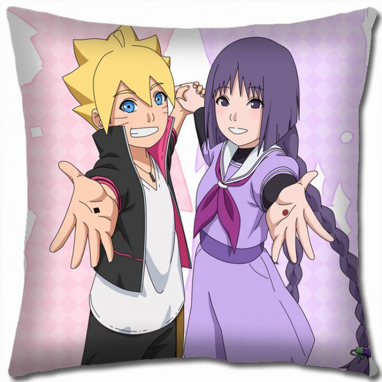 Naruto Double-sided full color Pillow Cushion 45X45CM H7-34 NO FILLING