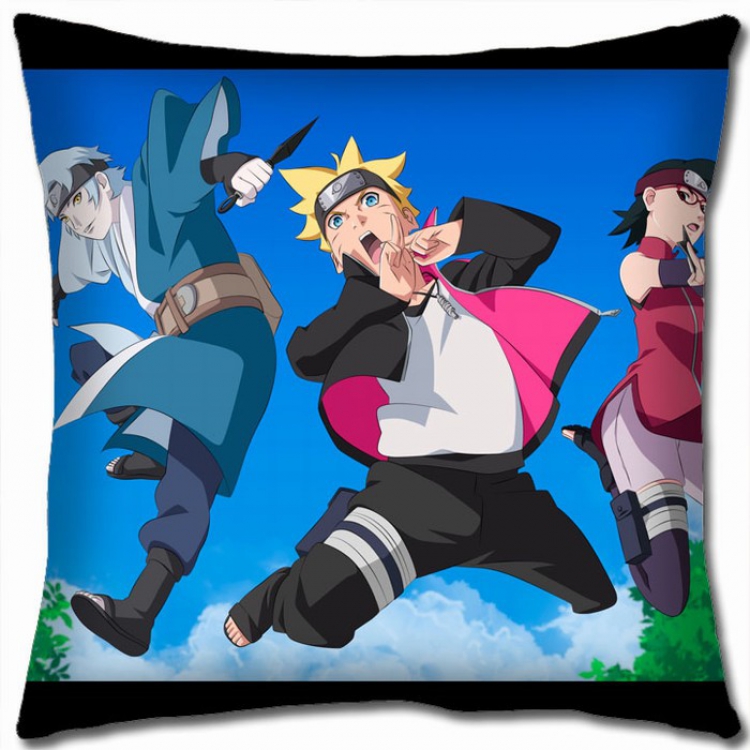 Naruto Double-sided full color Pillow Cushion 45X45CM H7-35 NO FILLING