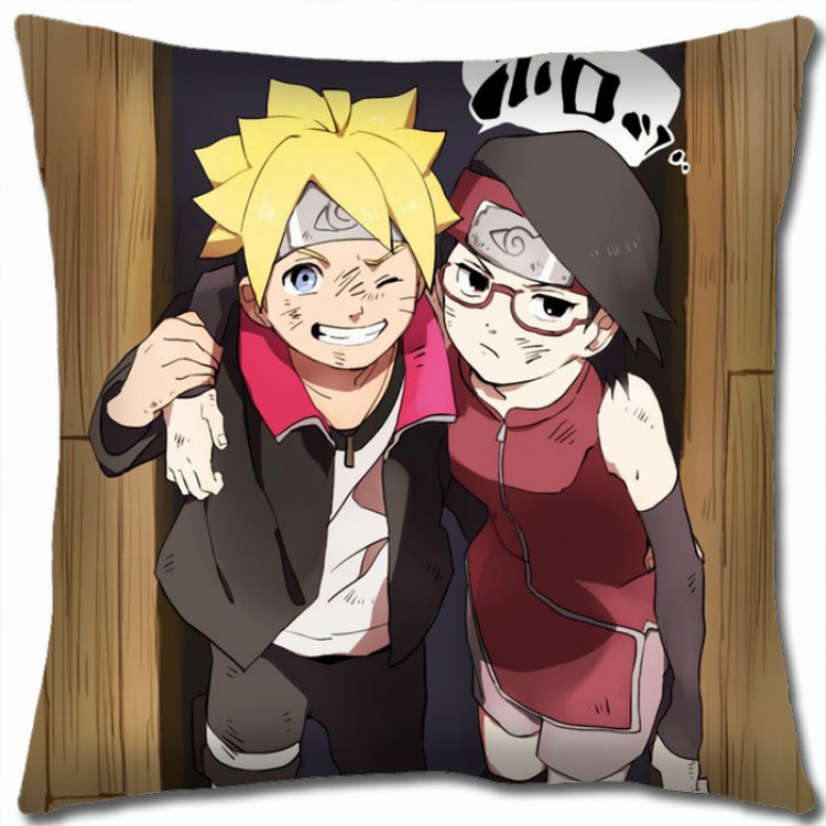 Naruto Double-sided full color Pillow Cushion 45X45CM H7-29 NO FILLING
