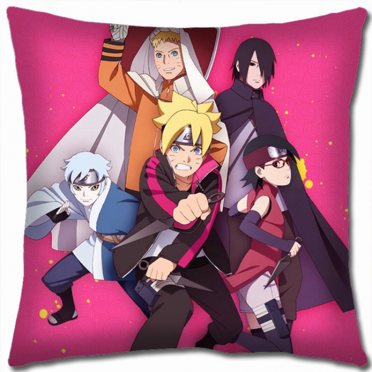 Naruto Double-sided full color Pillow Cushion 45X45CM H7-51 NO FILLING
