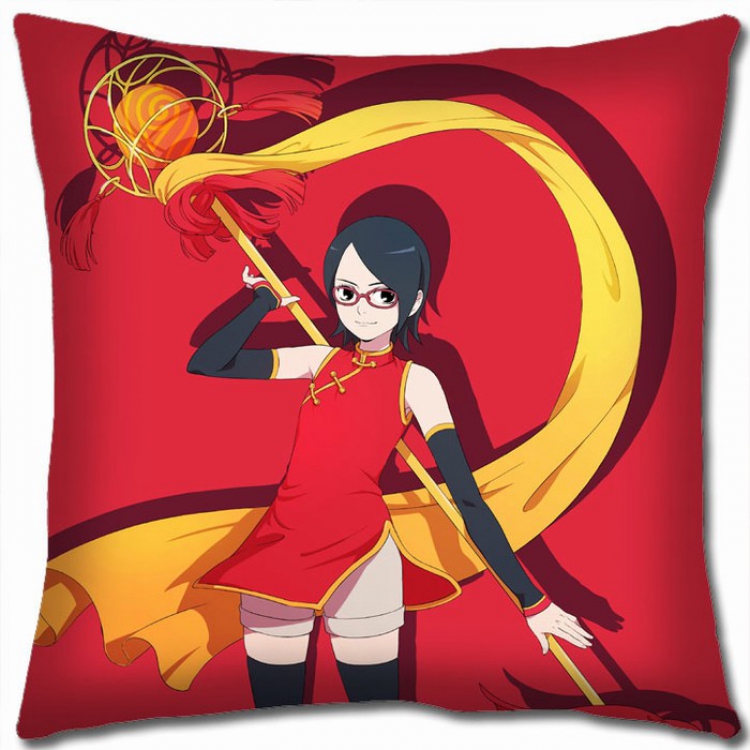 Naruto Double-sided full color Pillow Cushion 45X45CM H7-66 NO FILLING