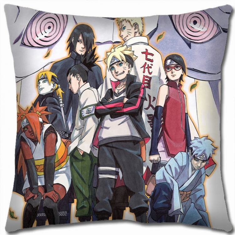 Naruto Double-sided full color Pillow Cushion 45X45CM H7-76 NO FILLING