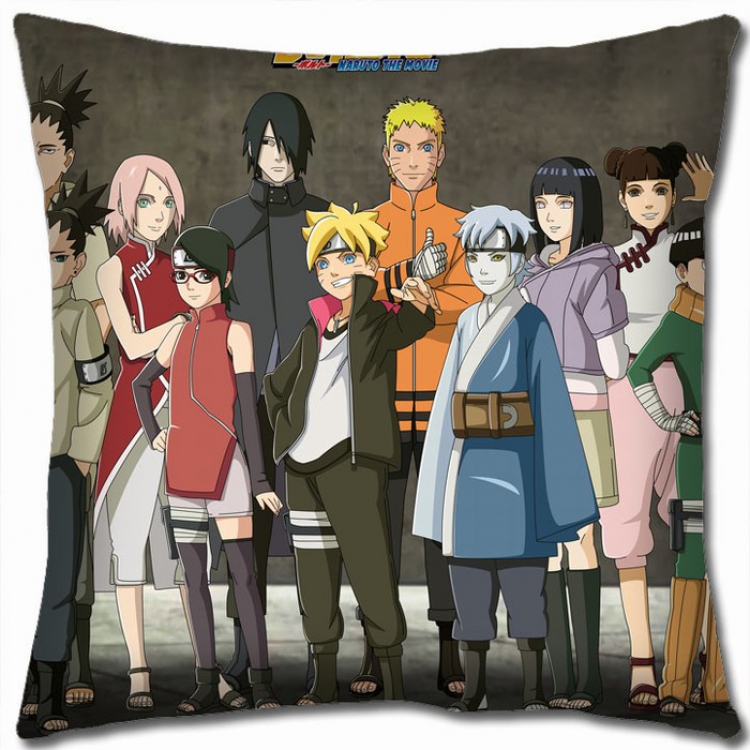 Naruto Double-sided full color Pillow Cushion 45X45CM H7-85 NO FILLING