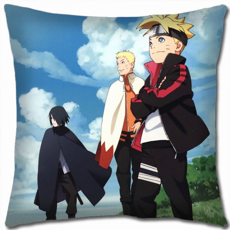 Naruto Double-sided full color Pillow Cushion 45X45CM H7-90 NO FILLING