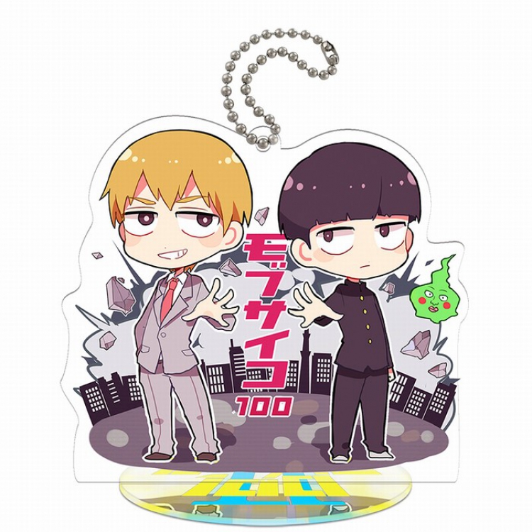Mob Psycho 100 Q version Small Standing Plates Acrylic keychain pendant 9-10CM Style A