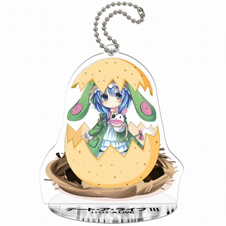 Date-A-Live Q version Small Standing Plates Acrylic keychain pendant 9-10CM Style E