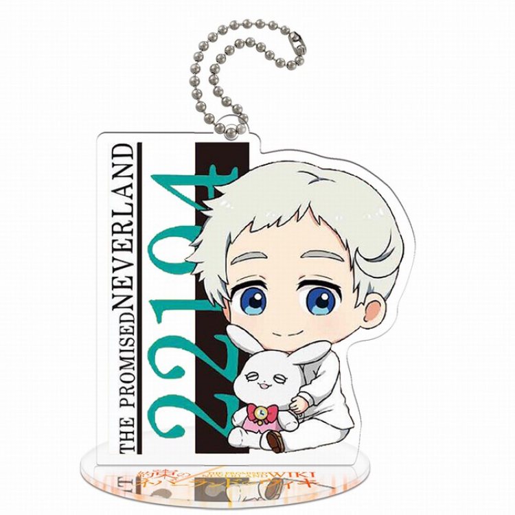 The Promised Neverla Q version Small Standing Plates Acrylic keychain pendant 9-10CM Style G