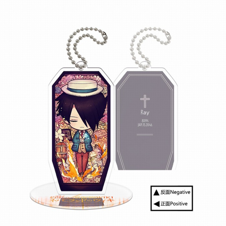 The Promised Neverla Q version Small Standing Plates Acrylic keychain pendant 9-10CM Style D