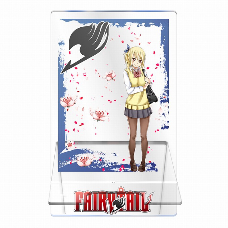 Fairy tail Transparent acrylic Mobile phone holder 13CM Style D