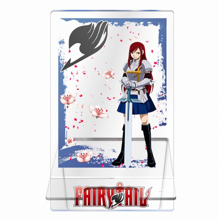 Fairy tail Transparent acrylic Mobile phone holder 13CM Style E