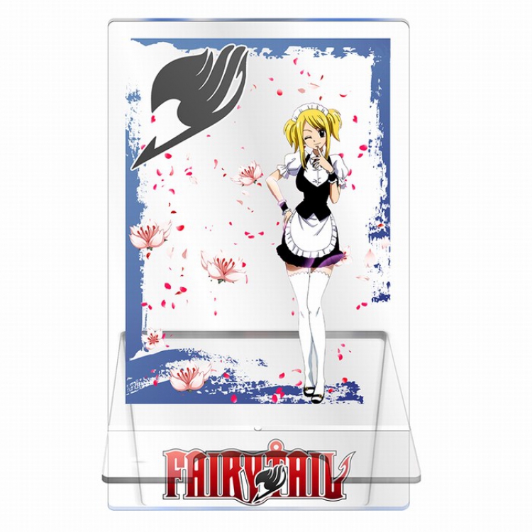 Fairy tail Transparent acrylic Mobile phone holder 13CM Style B