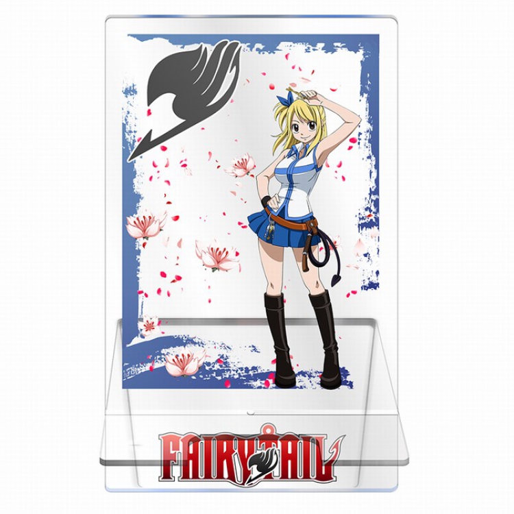 Fairy tail Transparent acrylic Mobile phone holder 13CM Style A