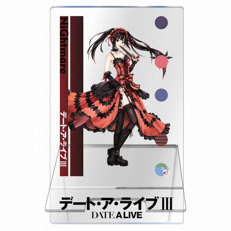 Date-A-Live Transparent acrylic Mobile phone holder 13CM Style D