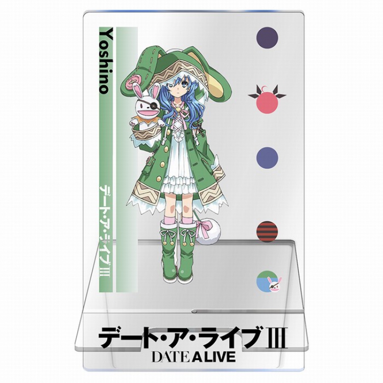 Date-A-Live Transparent acrylic Mobile phone holder 13CM Style F
