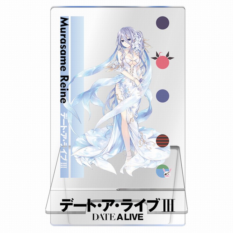 Date-A-Live Transparent acrylic Mobile phone holder 13CM Style B