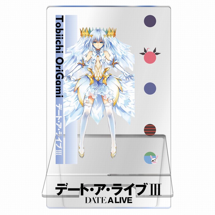 Date-A-Live Transparent acrylic Mobile phone holder 13CM Style A
