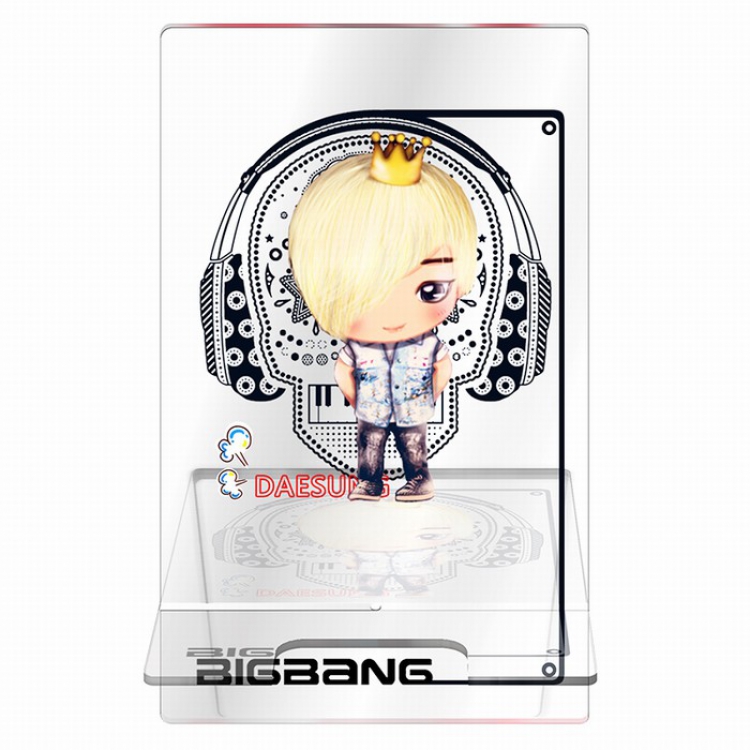 BIGBANG Around the star series Transparent acrylic Mobile phone holder 13CM Style D
