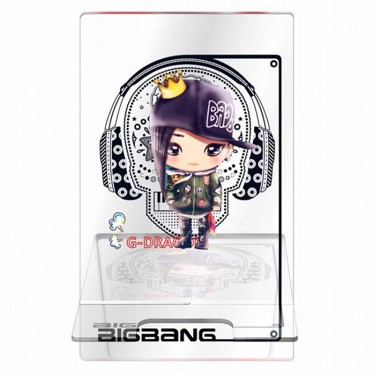 BIGBANG Around the star series Transparent acrylic Mobile phone holder 13CM Style B