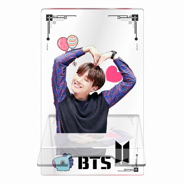 BTS Around the star series Transparent acrylic Mobile phone holder 13CM Style D