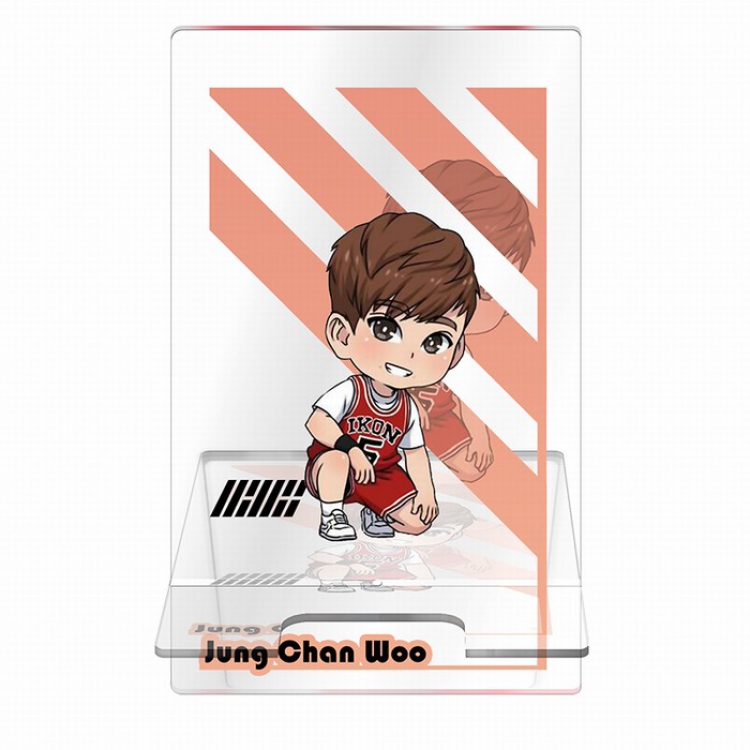 IKON Around the star series Transparent acrylic Mobile phone holder 13CM Style E