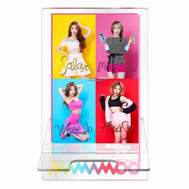 MAMAMOO Around the star series Transparent acrylic Mobile phone holder 13CM