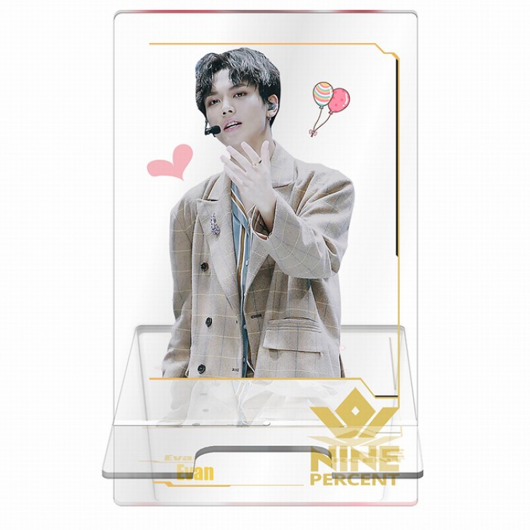 NINE PERCENT Around the star series Transparent acrylic Mobile phone holder 13CM Style G